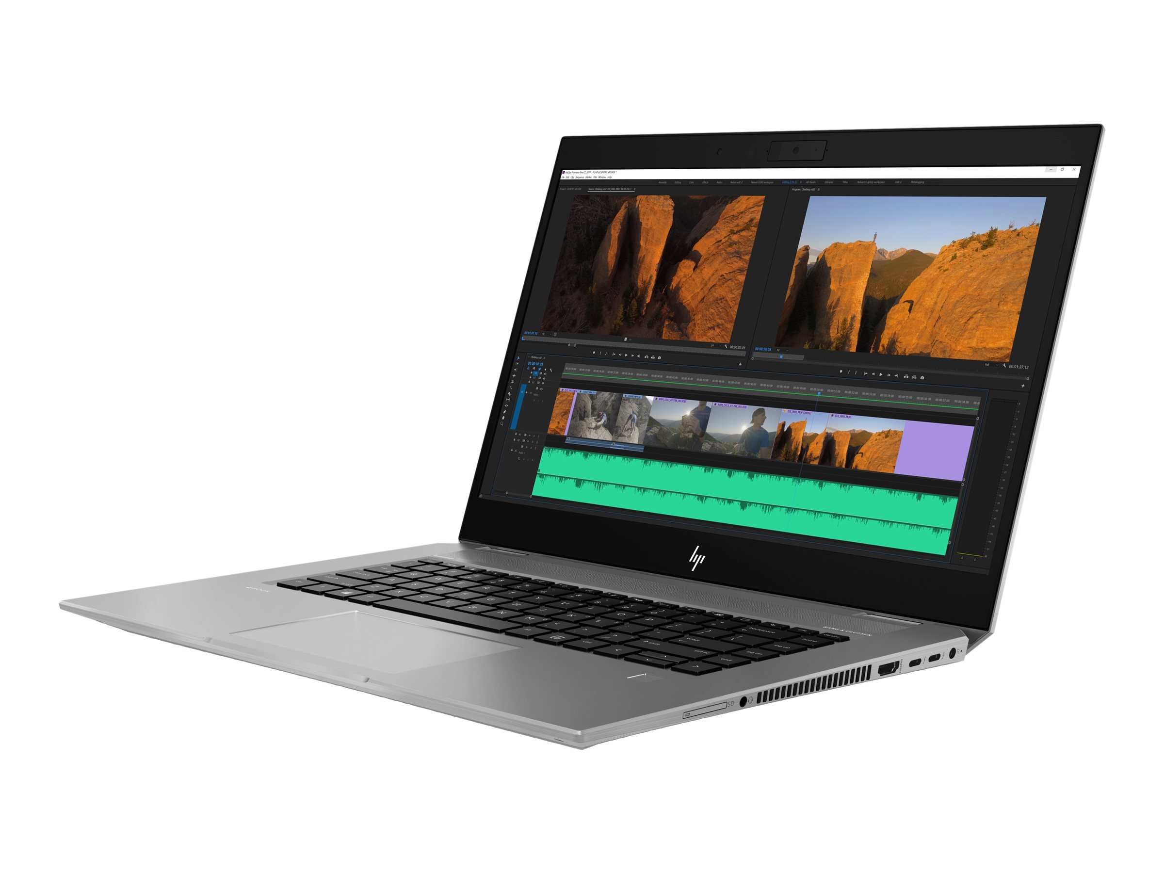 HP Zbook Studio G5 - Intel Xeon E-2176M - 16GB DDR4 - 512GB SSD - nvidia T1000 4GB - 3