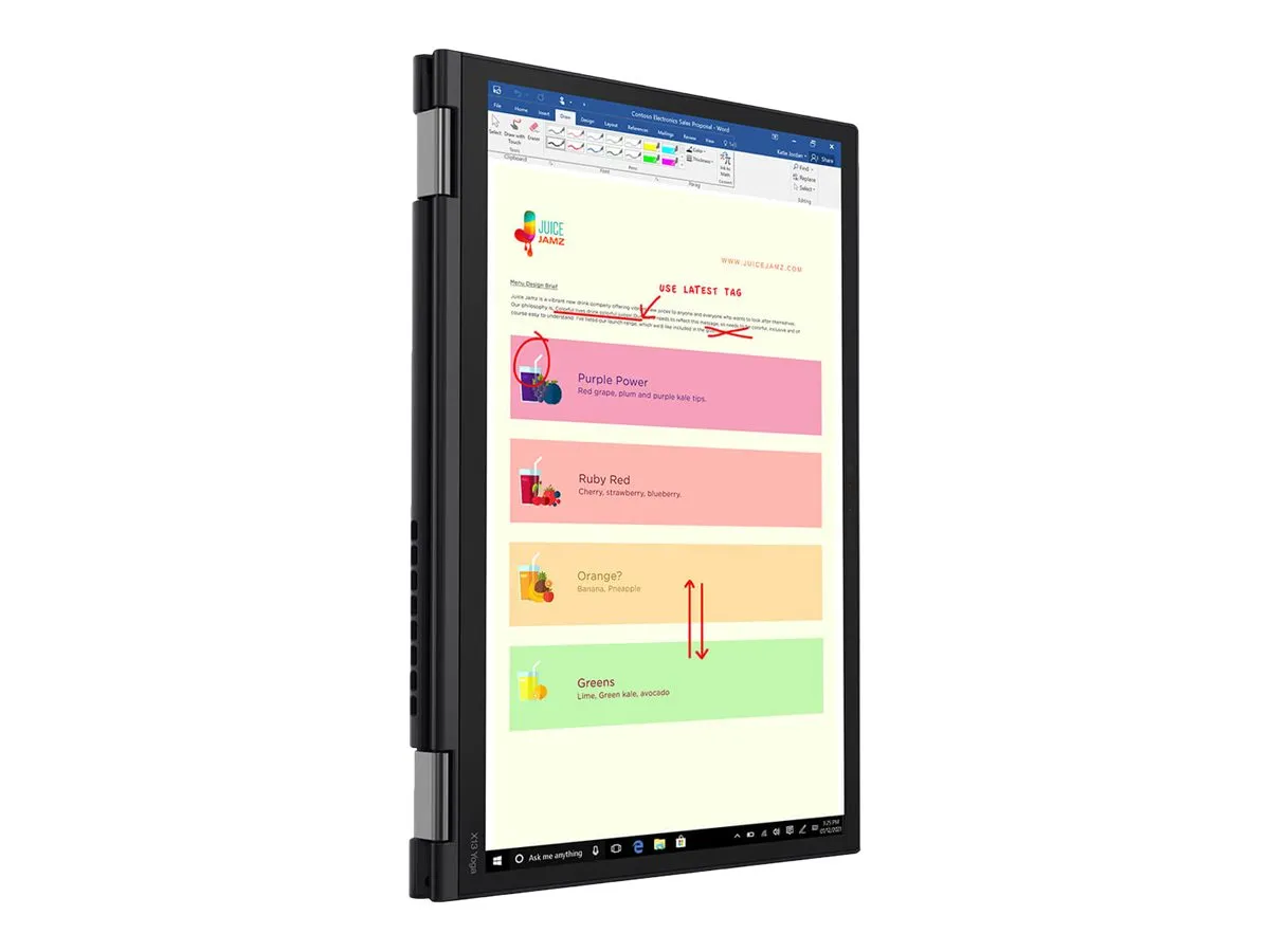 Lenovo X13 Yoga - core i7-11th gen - 16GB DDR4 - 256GB SSD - intel iris Xe - 3