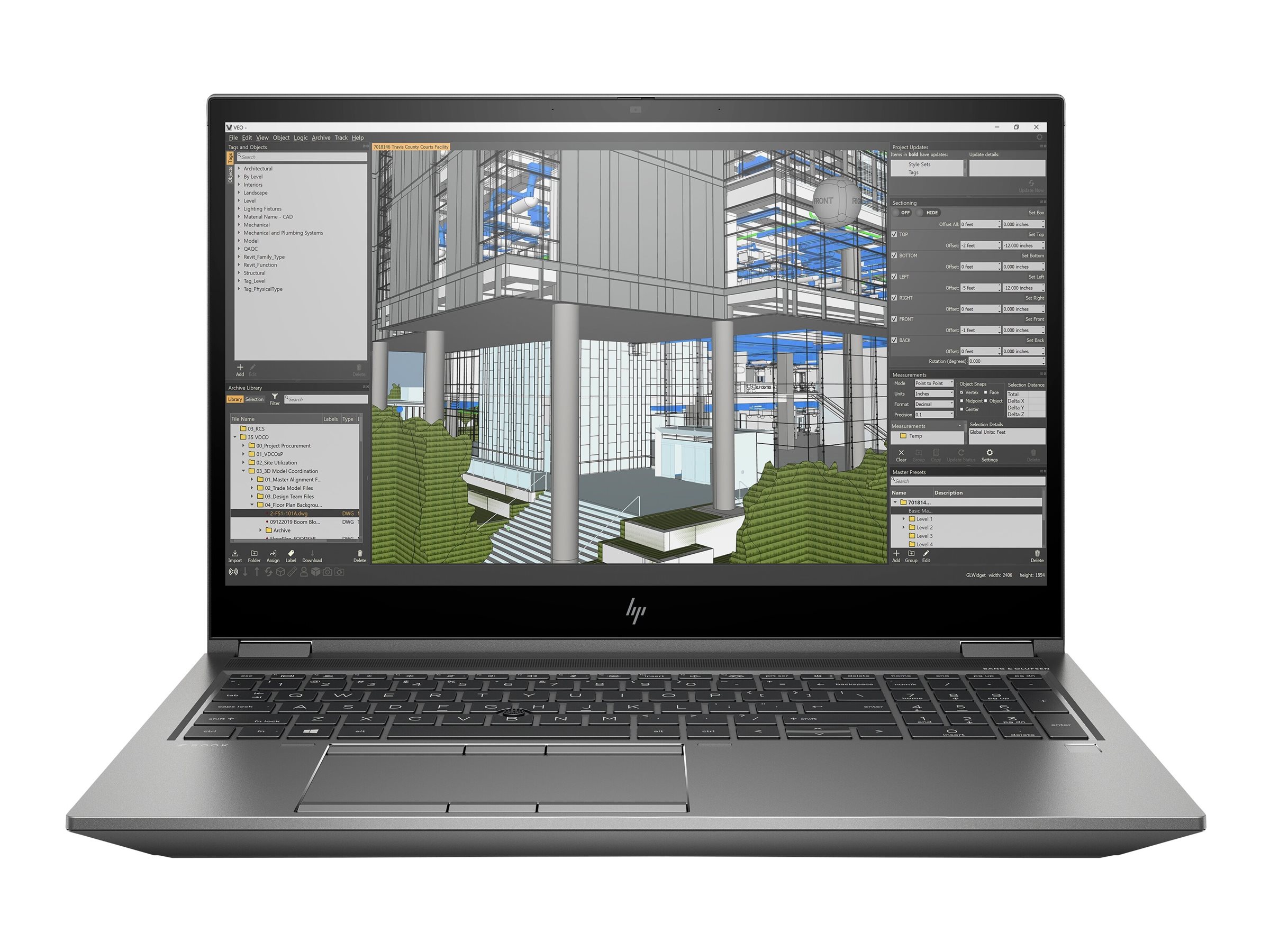 HP Zbook Fury 15 G7 - core i7-10850H - 16GB DDR4 - 512GB SSD - nvidia T2000 4GB